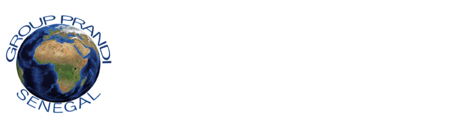 Logo Group Prandi Senegal en blanc