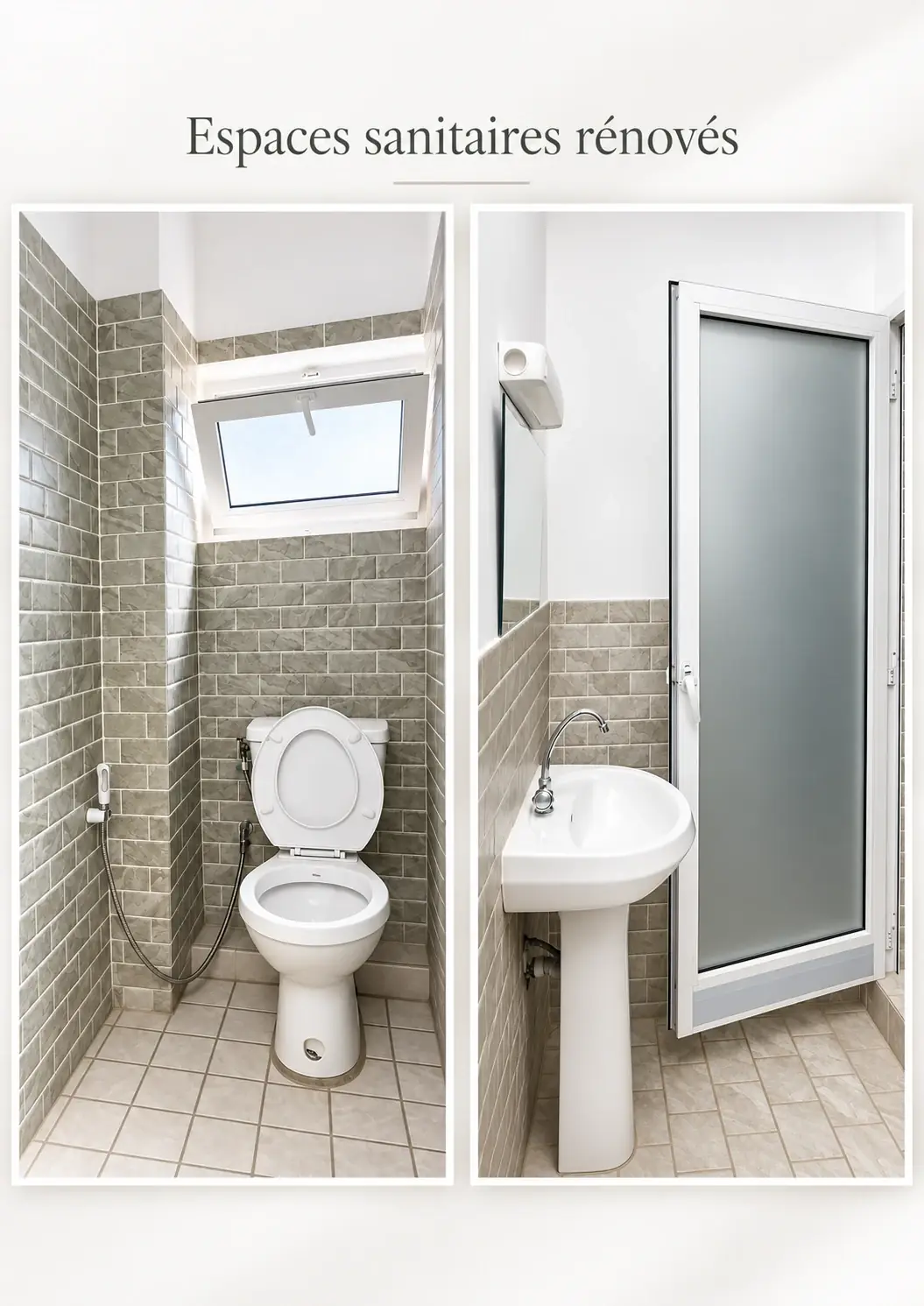 Hôpital & École — espaces sanitaires rénovés