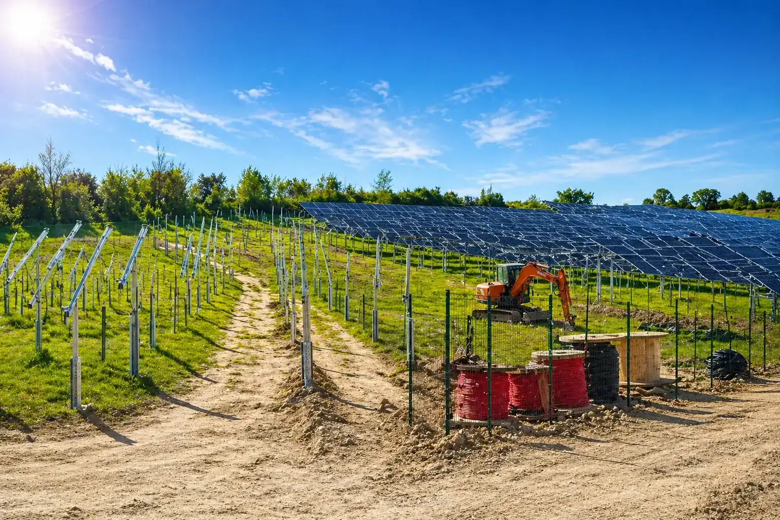 Réalisation de 20 Mega Photovoltaïque en Italie — média 4