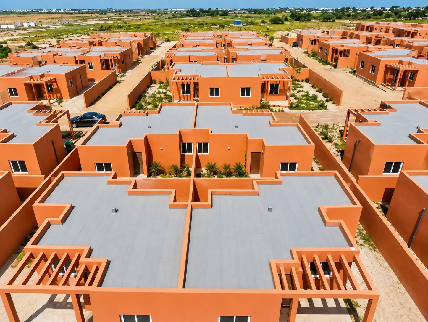 Projet Sicap Lac Rose réalisé par Group Prandi Sénégal — Villas F3 et F4 — média 4